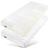 Komfortschaummatratze FAN "ProVita Flex 21 S ECO, Matratze in 90x200 cm, 140x200" Gr. 2, weiß, B:80cm H:21cm L:200cm, Bezug: 100% Polyester, Matratzen, Matratze in 3 Härtegraden und diversen Größen erhältlich