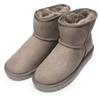 Winterboots ARA "Alaska", Damen, Gr. 36, grau (light, grau), Veloursleder, Lammfell, sportlich, Schuhe, Winterboots, Stiefel in bequemer Weite G (=weit)