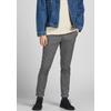Chinohose JACK & JONES "JPSTMARCO JJFURY AKM", Herren, Gr. 30, Länge 34, grau (drizzle), Web, Obermaterial: 98% Baumwolle, 2% Elasthan, unifarben, modisch, Hosen