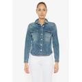 Jeansjacke LE TEMPS DES CERISES Gr. S, blau Damen Jacken Jeansjacke Jeansjacken