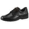 Schnürschuh WALDLÄUFER "Palmer", Herren, Gr. 10 (44,5), schwarz, Leder, sportlich, Schuhe, in Weite G (= weit), Freizeitschuh, Halbschuh, Schnürschuh