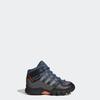Wanderschuh ADIDAS TERREX "TERREX MID GORE-TEX", Gr. 21, blau (wonder steel, grau three, impact orange), Textil, Synthetik, sportlich, Schuhe, wasserdicht