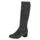 Stiefel CAPRICE Gr. 40,5, XS-Schaft, grau (dunkelgrau) Damen Schuhe Schlupfstiefel