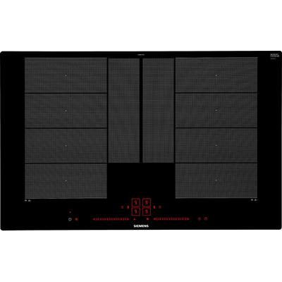SIEMENS Flex-Induktions-Kochfeld, schwarz, B:79,2cm H:5,6cm T:51,2cm, Kochfelder, mit powerMove Plus