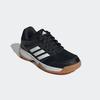 Hallenschuh ADIDAS PERFORMANCE "SPEEDCOURT IN KIDS", Gr. 36, schwarz-weiß (core schwarz, cloud weiß, gum10), Textil, Synthetik, sportlich, Schuhe, geeignet für jeden Hallensport