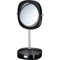 Kosmetikspiegel JOOP "CRYSTAL LINE" Spiegel Gr. B/H/T: 20,5 cm x 38 cm x 20,5 cm, grau Kosmetikspiegel