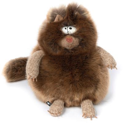 Kuscheltier SIGIKID "BeastsTown - Katze Fritten Fritze", braun, Plüschfiguren, KinderB:23cm H:38cm L:25cm, Polyester, Made in Europe, B:23cm H:38cm L:25cm Image