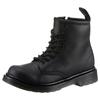 Winterboots DR. MARTENS "1460 Serena Mono J", Kinder, Gr. 30, schwarz, Leder, unifarben, klassisch, Schuhe, mit Innenreißverschluss