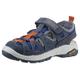 Sandale ELEFANTEN "PIPERY PILIO WMS: Weit" Gr. 28, bunt (dunkelblau, orange, royalblau) Kinder Schuhe Stoffschuhe