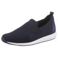 Slip-On Sneaker ARA "LISSABON" Gr. 5,5, blau (dunkelblau) Damen Schuhe Sneaker