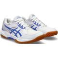 Hallenschuh ASICS "GEL-TASK 3" Gr. 42,5, blau (white, sapphire) Schuhe Sportschuhe