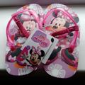 Disney Shoes | Disney Minnie Mouse Toddler Flip Flops With Back Strap Nwt. Size 9/10. | Color: Pink | Size: Size 9/10