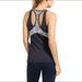 Athleta Tops | Athleta Navy And Animal Print Yoga Fitted Tank | Color: Blue/White | Size: L