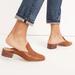 Madewell Shoes | Madewell The Willa Loafer Mule Slip On Backless Loafer Brown Camel Leather 8.5 | Color: Brown/Tan | Size: 8.5