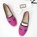 Gucci Shoes | Gucci Logo Canvas Espadrilles Pink Size 41 | Color: Green/Pink | Size: 41eu