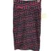Lularoe Skirts | Lularoe Cassie Pencil Knit Navy Plum Skirt Nwt Xs | Color: Blue/Purple | Size: Xs