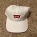 Levi's Accessories | Brand New Levi’s White Canvas Logo Baseball Dad Hat Cap Adjustable Unisex | Color: Red/White | Size: Os