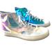 Converse Shoes | Converse Chuck Taylor All Star Iridescent Hi Top Shoes Women's Size 6.5 | Color: Blue/White | Size: 6.5