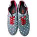 Disney Shoes | Disney Women's Minnie Mouse Tennis Shoes Gray Polka Dot. | Color: Gray/White | Size: 8