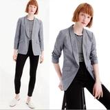 J. Crew Jackets & Coats | J. Crew Unstructured Shawl Collar Cotton Linen Blazer Chambray | Color: Blue | Size: 12 Tall