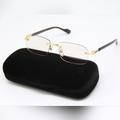 Gucci Accessories | New Gucci Eyewear Gg1221s 005 Square Sunglasses | Color: Black/Cream | Size: Os