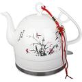 DameCo Kettles Ceramic Electric Kettle Cordless Water Teapot, Teapot-Retro 1.2L Jug Fast interesting