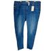 Madewell Jeans | Madewell 9” High Rise Skinny Jeans Womens Plus 36 Raw Hem Stretch Classic | Color: Blue | Size: 36