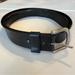 Carhartt Accessories | Carhartt Men’s Genuine Leather Belt Black Silver Buckle Size 38 | Color: Black/Silver | Size: 38