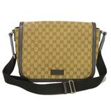 Gucci Bags | Gucci Shoulder Bag Gg Canvas Messenger Beige Brown Crossbody Logo Embossed 44917 | Color: Cream | Size: Os
