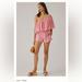 Anthropologie Pants & Jumpsuits | La Fuori X Anthropologie One-Shoulder Eyelet Romper Size Small | Color: Pink | Size: S