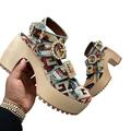 Anthropologie Shoes | Anthropologie Autumn Adeigbo Embellished Sienna Ankle Strap Platform Clog Shoes | Color: Cream | Size: 9