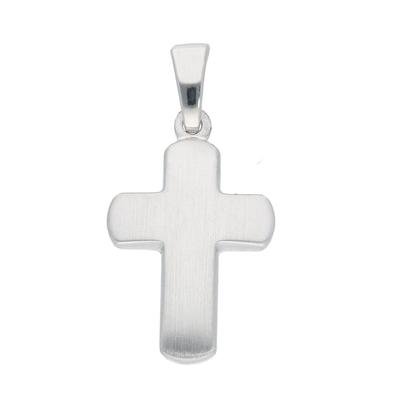 Ketten-Anhänger ADELIA´S "925 Silber Kreuz Anhänger" Schmuckanhänger Gr. Silber 925 (Sterlingsilber), silberfarben (silber) Damen Silberschmuck für & Herren