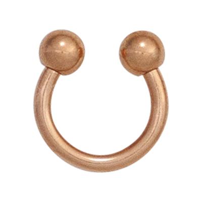 Nasenpiercing JOBO, rosa (roségoldfarben), Piercings, Damen, Edelstahl, Edelstahl roségoldfarben