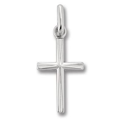 Ketten-Anhänger ONE ELEMENT "Kreuz Anhänger aus 925 Silber" Schmuckanhänger Gr. Silber 925 (Sterlingsilber), silberfarben (silber) Damen Silber Schmuck