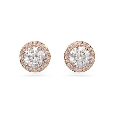 Paar Ohrstecker SWAROVSKI "Una Angelic Stern", rosa (roségoldfarben, kristallweiß, kristallweiß), Ohrringe, Damen, Metall, mit Swarovski Kristall Image