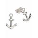 Paar Ohrstecker FIRETTI "Schmuck Geschenk Silber 925 Ohrschmuck Anker" Ohrringe Gr. Silber 925 (Sterlingsilber), silberfarben (silber, 925) Damen Ohrstecker