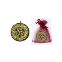 Amulett ADELIA´S Amulett Anhänger Schmuckanhänger Gr. keine ct, gelb Damen Amulette Triskelion - Spiritualität und Entwicklung