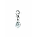 Charm-Einhänger ADELIA´S "925 Silber Charms Anhänger mit Zirkonia" silberfarben (silber) Damen Charms Anhänger