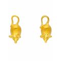 Paar Ohrhänger ADELIA´S "1 333 Gold Ohrringe / Ohrstecker Maus" Gr. Damen, Gelbgold 333, goldfarben (gold) Damen Ohrhänger