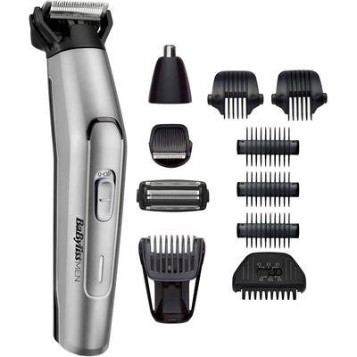 Multifunktionstrimmer BABYLISS "MT861E MEN" Haarschneider schwarz 11-in-1 Titanium Multigrooming Set für Gesicht & Körper