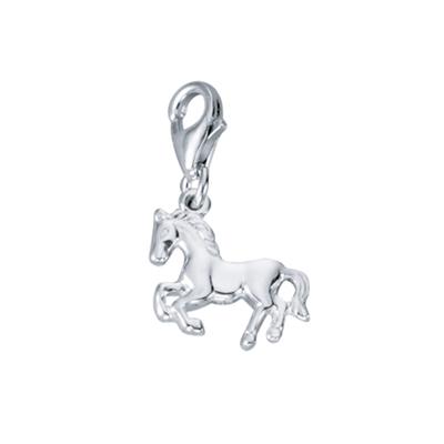 Charm-Einhänger ADELIA´S "925 Silber Charms Anhänger Pferd" silberfarben (silber) Damen Silberschmuck für