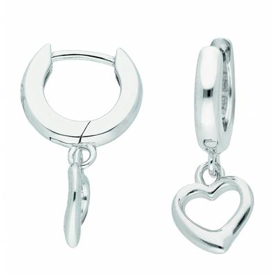 Paar Creolen ADELIA´S "Damen Silberschmuck", silber, Ohrringe, Damen, Damen, Silber 925 (Sterlingsilber), 925 Sterling S