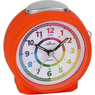Quarzwecker ATLANTA "1999/12", orange, Wecker, Kinder, ideal auch als Geschenk