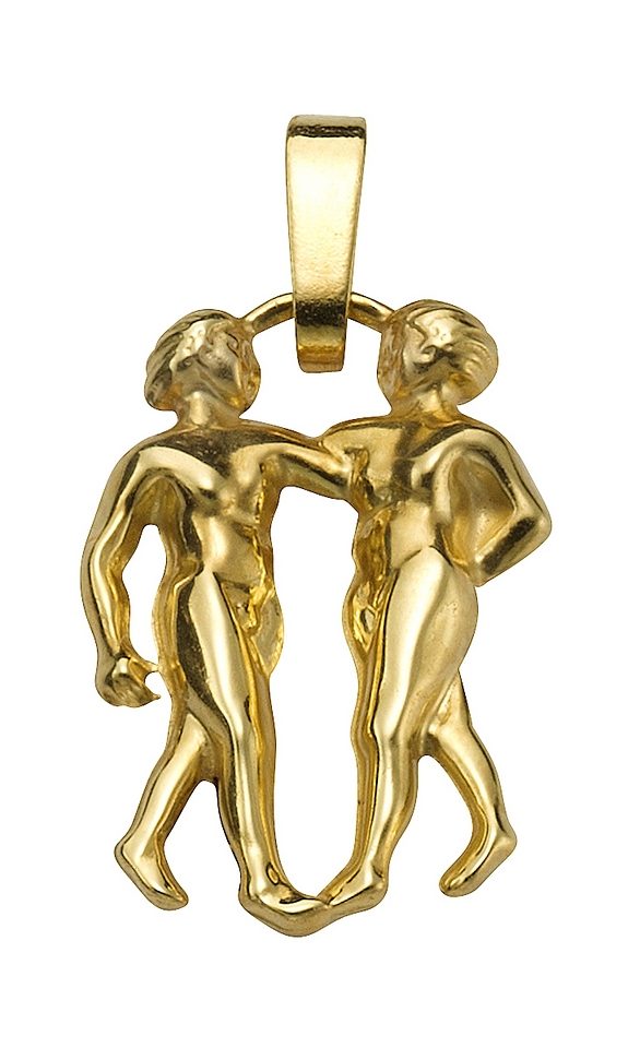 Sternzeichenanhänger FIRETTI "Schmuck Geschenk Gold 333 Halsschmuck Anhänger Halskette Sternzeichen" Gr. 3, gold (gelbgoldfarben), Schmuckanhänger, Damen, 3, Gelbgold 333, 0,43 g Image
