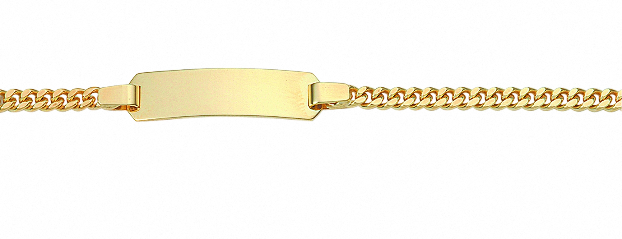 Goldarmband ADELIA´S "Damen Goldschmuck 333 Gold Flach Panzer Armband 18,5 cm", gold, Armbänder, Damen, 18,5, Gold, Goldarmband, 333 Gold Goldschmuck für Damen