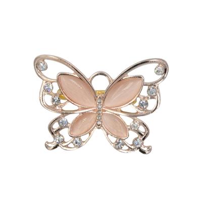 Brosche FIRETTI "Schmuck Geschenk Ansteckschmuck Schmetterling", rosa, Broschen, Damen, Metall