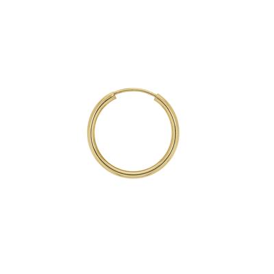 Paar Creolen VIVANCE "585/- Gelbgold glanz 20 mm", gelb, Ohrringe, Damen, ONE-SIZE, Gold Image