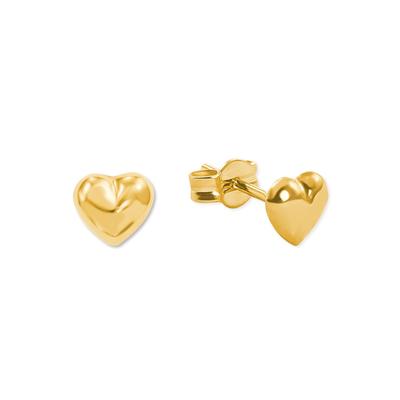 Paar Ohrstecker AMOR "Herz, 2013966", gold (gelbgoldfarben), Ohrringe, Mädchen, Gelbgold 375 Image