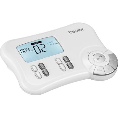 EMS-Gerät BEURER "EM 80 Digitales EMS/TENS-Gerät" Elektro-Muskel-Stimulationsgeräte weiß 3-in-1-Gerät zur Schmerztherapie, Muskelkräftigung und Massage