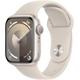 Smartwatch APPLE "Watch Series 9 GPS Aluminium 41mm S/M" Smartwatches beige (polarstern) Fitness-Tracker